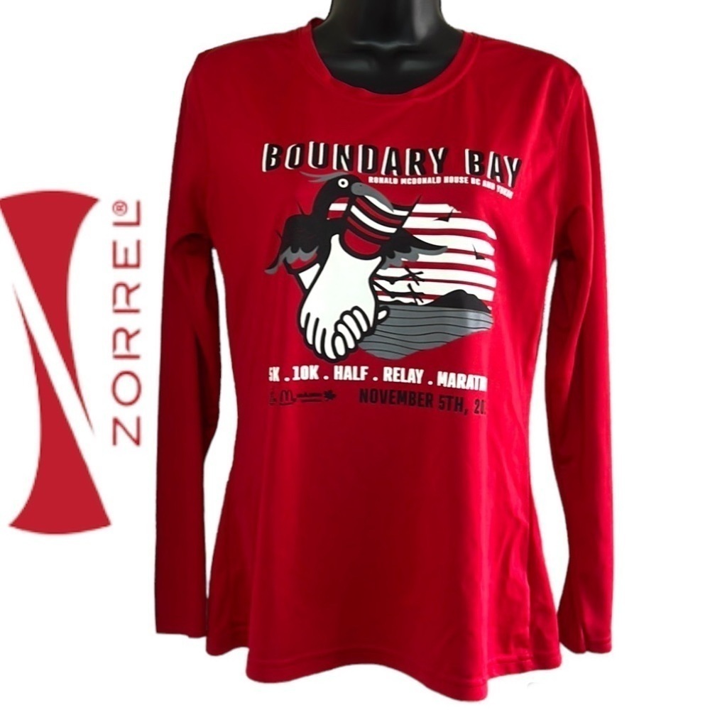 Zorrel Ladies Long Sleeve Boundary Bay Syntrel Training Tee Size S